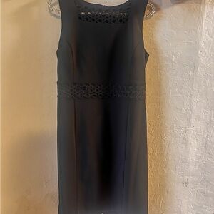 Premise Black Sheath Midi Dress for Cocktail Nights